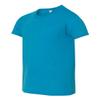 Bella + Canvas Youth Jersey Short-Sleeve T-Shirt, Large, NEON BLUE view 3