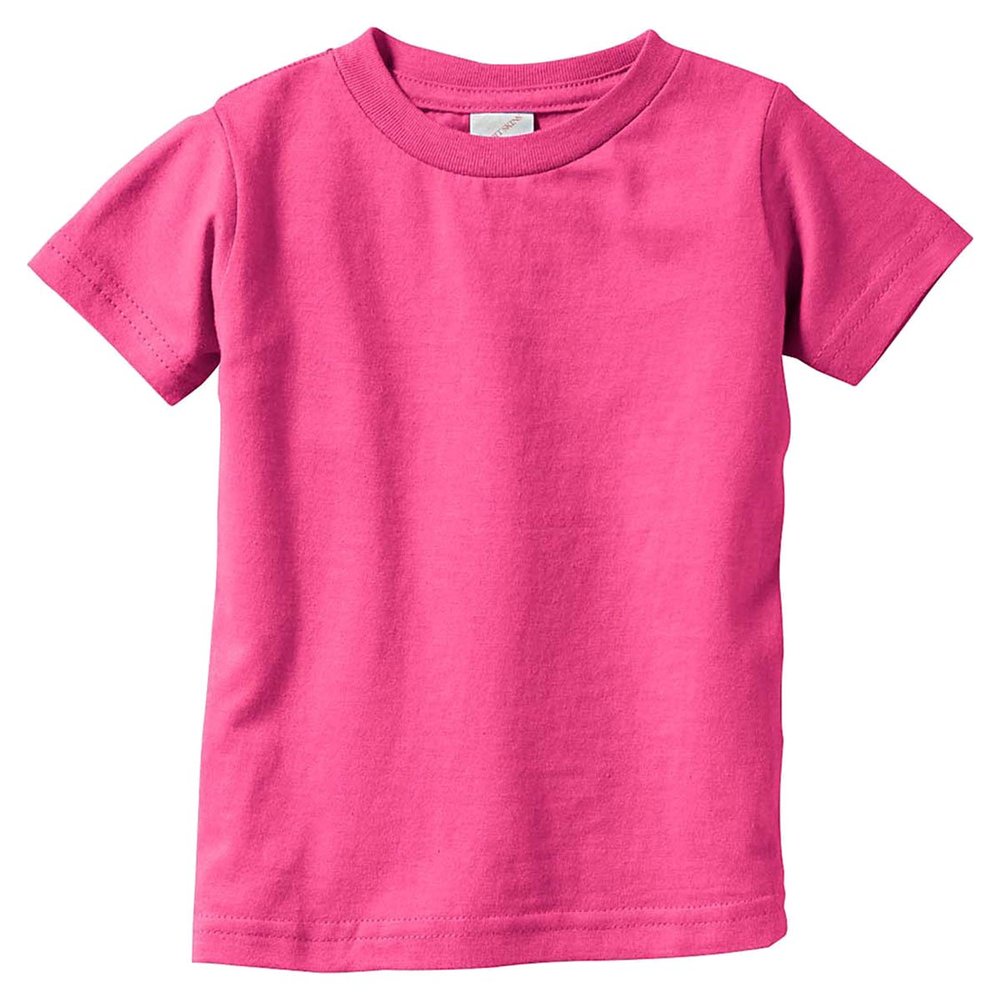 Rabbit Skins Infants'4.5 oz. Fine Jersey T-Shirt, 6MOS, HOT PINK