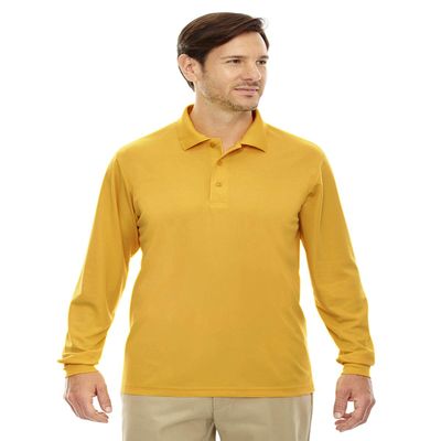 Ash City Core 365 Men's Pinnacle Performance Piqu Polo, 5XL, Campus Gold 444