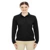 Ash City Core 365 Pinnacle Ladies Performance Pique Polo Shirt, Black 703, XX-Large view 1