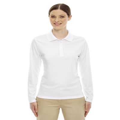 Ash City Core 365 Pinnacle Ladies Performance Pique Polo Shirt, White 701, XXX-Large