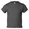 RABBIT SKINS Toddler Jersey T-Shirt, CHRCL, 4T Charcoal view 1