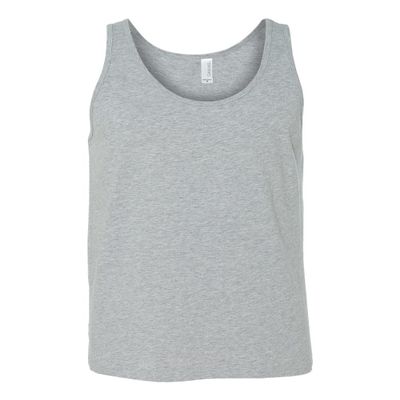 Bella+Canvas Comfort Scoop-Neck Jersey Tank Top, Athletic Hthr, Large