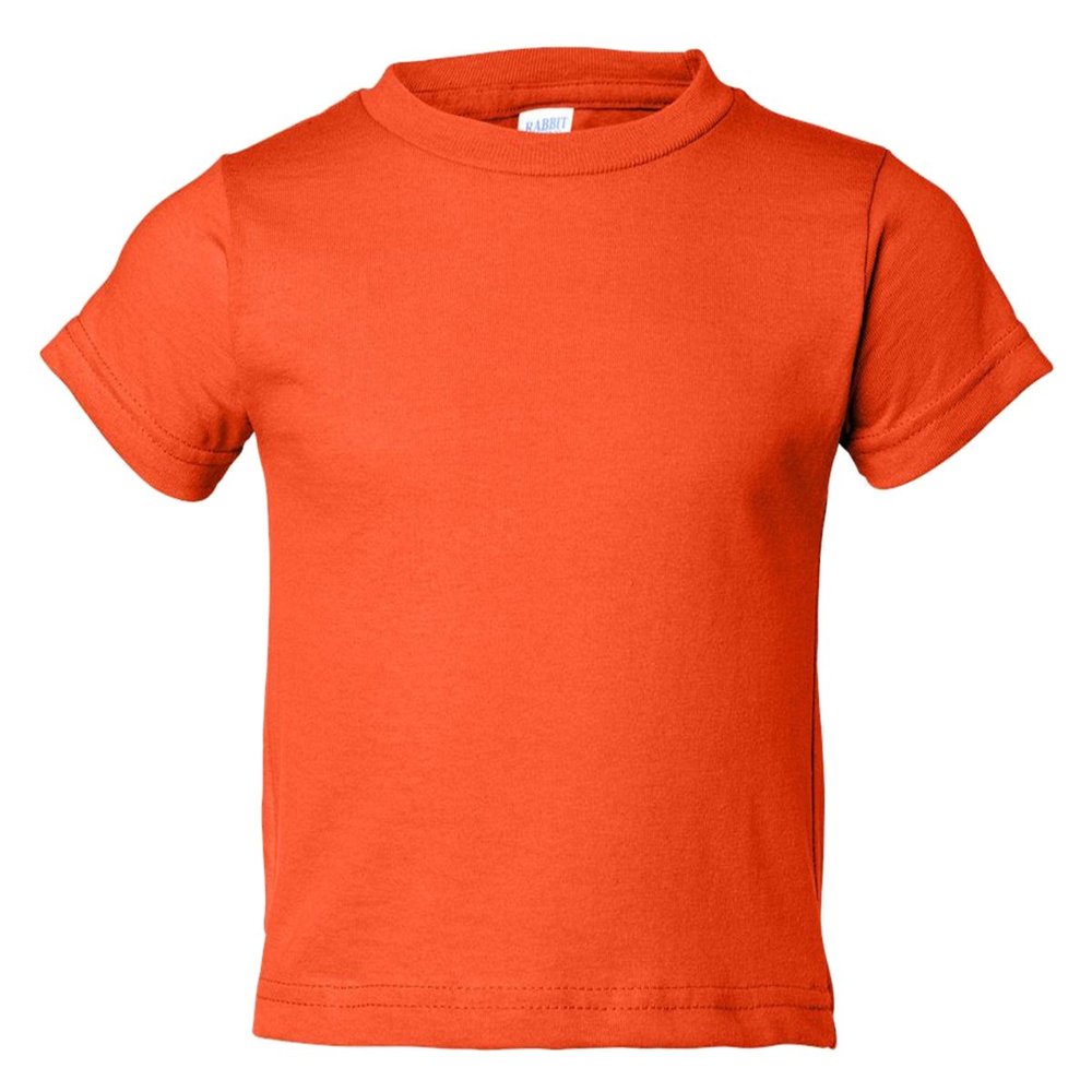 RABBIT SKINS Toddler Jersey T-Shirt, Orange, 4T