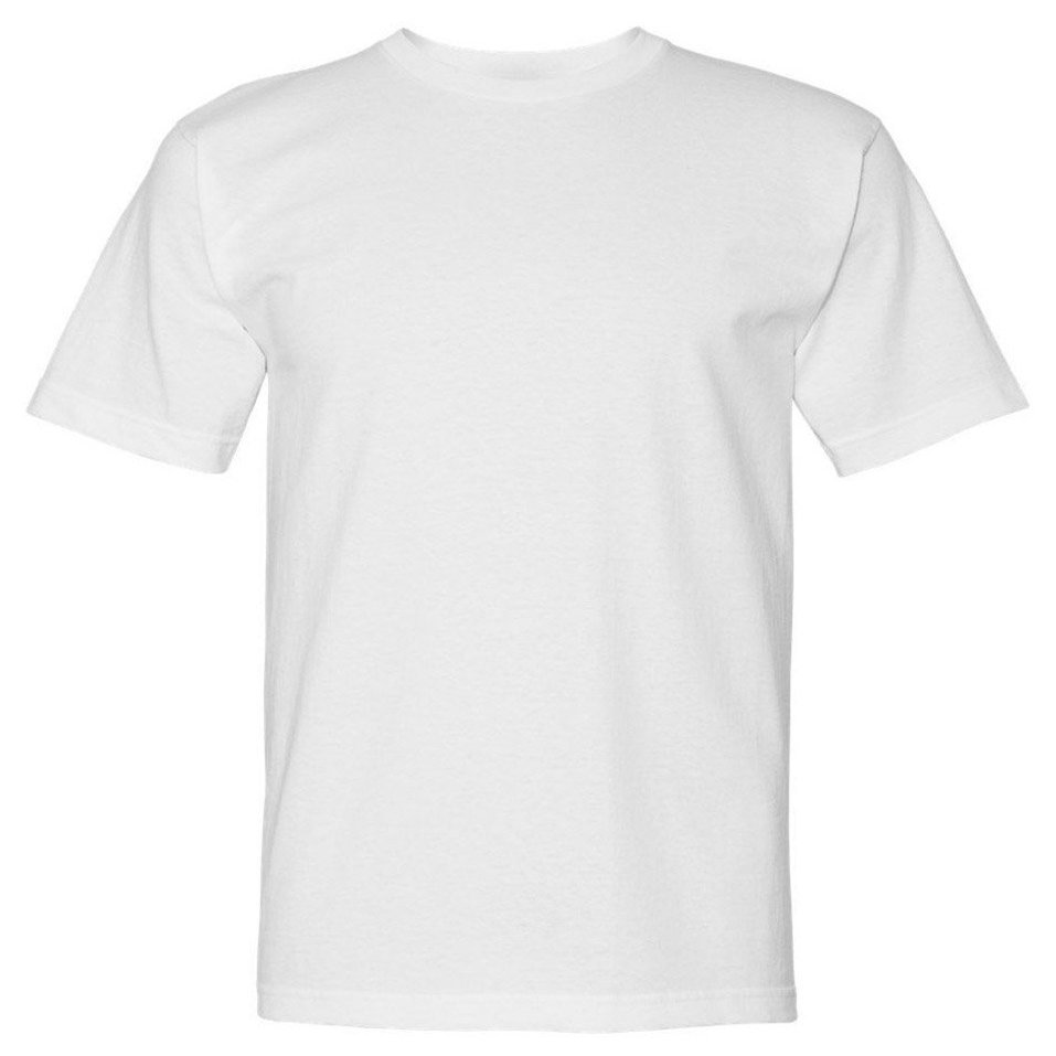Bayside Adult American Pride Short Sleeve Crewneck T-Shirt, Wht, Small
