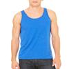 Canvas Bella Comfort Scoop-Neck Jersey Tank Top, Royal Triblend, Small view 2