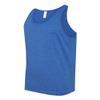 Canvas Bella Comfort Scoop-Neck Jersey Tank Top, Royal Triblend, Small view 3