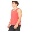 Canvas Bella Comfort Scoop-Neck Jersey Tank Top, Red Triblend, X-Large view 4
