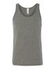 Canvas Bella Comfort Scoop-Neck Jersey Tank Top, Grey Triblend, Medium view 1