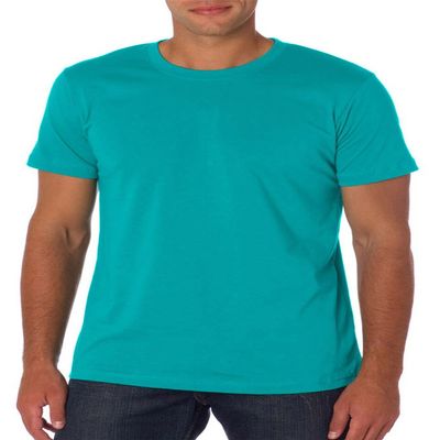 Bella+Canvas Unisex Shoulder Taping Jersey T-Shirt, Teal, X-Small