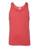 Canvas Bella Comfort Scoop-Neck Jersey Tank Top, Red Triblend, XX-Large view 1