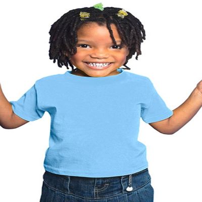 RABBIT SKINS Toddler Jersey T-Shirt, Light Blue, 2T