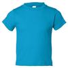 Rabbit Skins Infant Comfort Ribbed Crewneck T-Shirt, Turquoise, 24 Months view 1