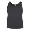 Canvas Bella Comfort Scoop-Neck Jersey Tank Top, Dark Grey HTHR, Medium view 1