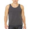 Canvas Bella Comfort Scoop-Neck Jersey Tank Top, Dark Grey HTHR, Medium view 2