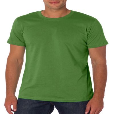 Bella+Canvas Unisex Shoulder Taping Jersey T-Shirt, Leaf, X-Small