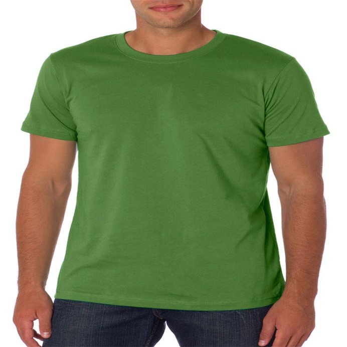 Bella+Canvas Unisex Shoulder Taping Jersey T-Shirt, Leaf, X-Small