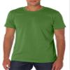Bella+Canvas Unisex Shoulder Taping Jersey T-Shirt, Leaf, X-Small view 1