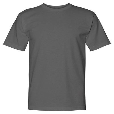Bayside Adult American Pride Short Sleeve Crewneck T-Shirt, CHRCL, X-Large Charcoal