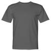 Bayside Adult American Pride Short Sleeve Crewneck T-Shirt, CHRCL, X-Large Charcoal view 1