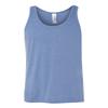 Canvas Bella Comfort Scoop-Neck Jersey Tank Top, Blue Triblend, XX-Large view 1