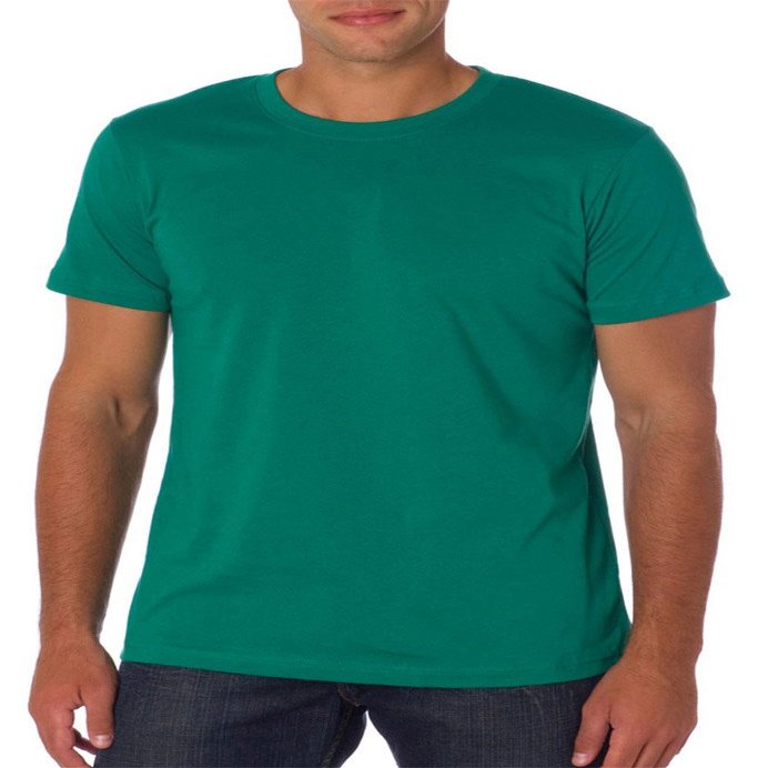 Canvas Bella Unisex Shoulder Taping Jersey T-Shirt, Kelly, X-Large