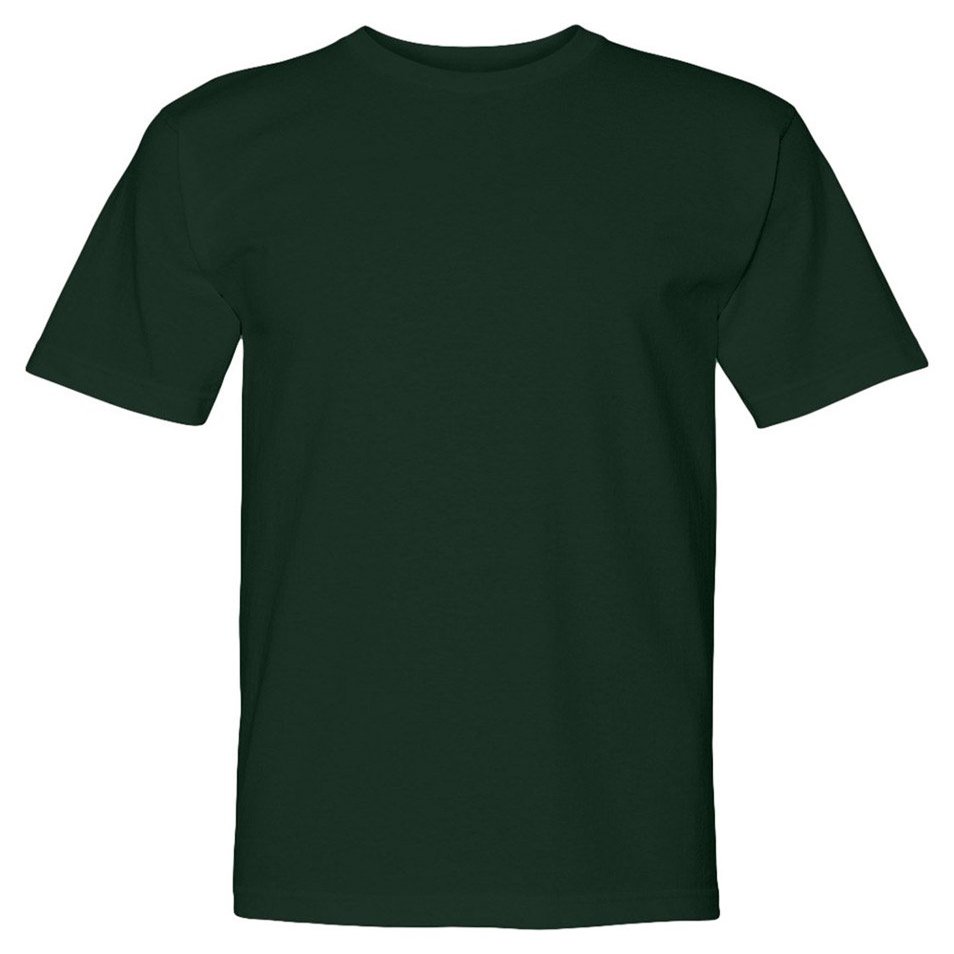 Bayside Adult American Pride Short Sleeve Crewneck T-Shirt, Hunter, XXX-Large