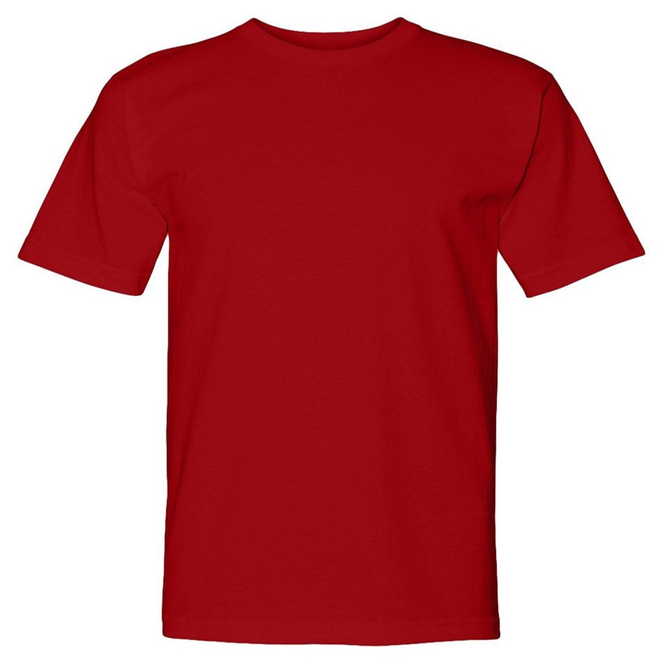 5040 Bayside Adult Short-Sleeve Tee (Cardinal) (2XL)