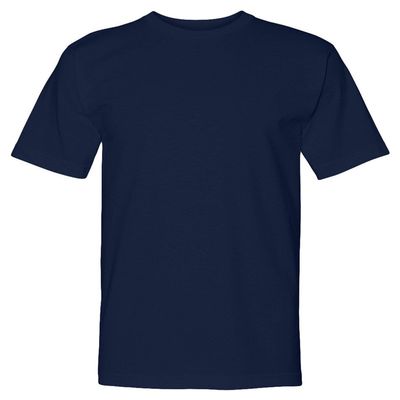 Bayside Adult American Pride Short Sleeve Crewneck T-Shirt, New Nvy, XXX-Large