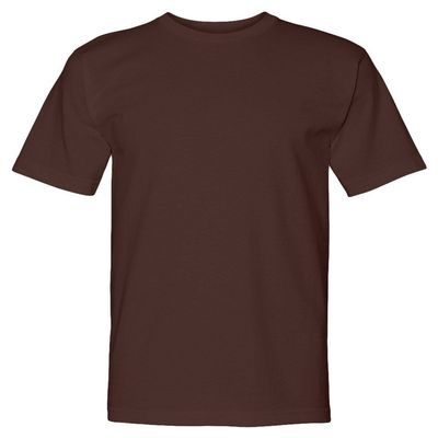 Bayside Adult American Pride Short Sleeve Crewneck T-Shirt, Chocolate, XXX-Large