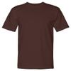 Bayside Adult American Pride Short Sleeve Crewneck T-Shirt, Chocolate, XXX-Large view 1