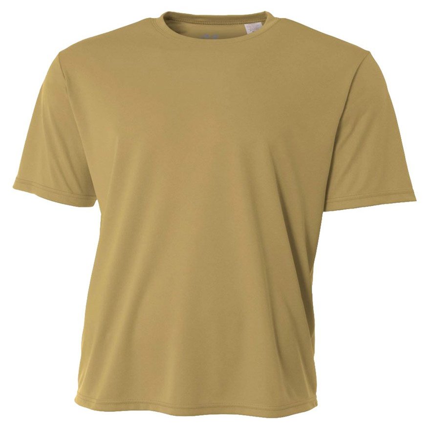 A4 Adult Cooling Performance T-Shirt, Sand, Small