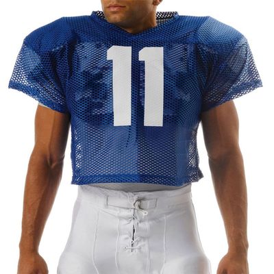 A4 Youth All Porthole Practice Jersey, Royal, L/XL