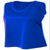 A4 Women's Moisture Wicking Performance Tank, Small, Royal view 1
