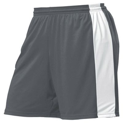 A4 Youth 10" Reversible Moisture Management Short, Graphite/Wht, Medium