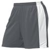 A4 Youth 10" Reversible Moisture Management Short, Graphite/Wht, Medium view 1