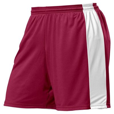 A4 Youth 10" Reversible Moisture Management Short, Cardinal/Wht, X-Large
