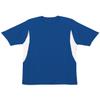 A4 Youth Color Block Performance Wicking Interlock T-Shirt, Royal/Wht, Medium view 1