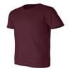 Bella+Canvas Unisex Shoulder Taping Jersey T-Shirt, Maroon, XX-Large view 3