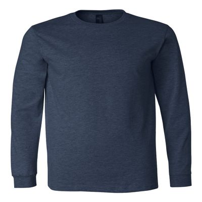 Bella+Canvas Men's Fashionable Jersey T-Shirt, Hthr Nvy, X-Large