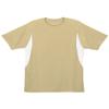 A4 Youth Color Block Performance Wicking Interlock T-Shirt, Vegas Gold/Wht, M