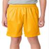 A4 Youth 10" Ultra Tight Knit Reversible Interlock Short, Gold, Medium view 1