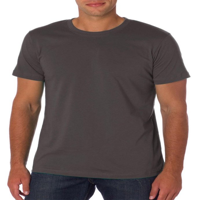 Canvas Bella Unisex Shoulder Taping Jersey T-Shirt, Asphalt, X-Small