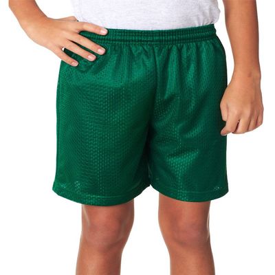 A4 Youth 10" Ultra Tight Knit Reversible Interlock Short, Forest, Large