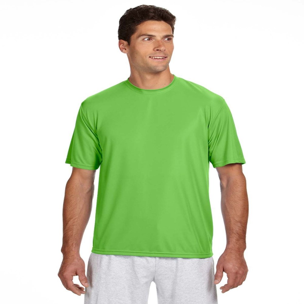 A4 Adult Cooling Performance T-Shirt, Lime, XXX-Large
