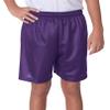 A4 Youth 10" Ultra Tight Knit Reversible Interlock Short, Purple, X-Large view 1