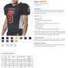 A4 Big Boys' Moisture Stretch Mesh Football Jersey, L/XL, Gold/White view 2