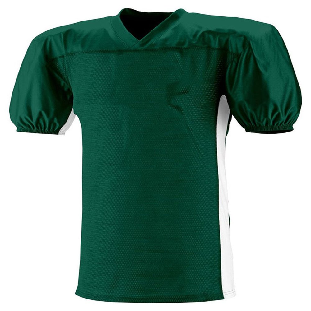 A4 Big Boys' Moisture Stretch Mesh Football Jersey, L/XL, Forest/White