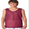 A4 Youth Reversible Mesh Tank, Cardinal/Wht, X-Large view 1