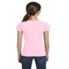 LAT Sportswear Girl's Fine Jersey Longer-Length T-Shirt, Pink, X-Small view 2